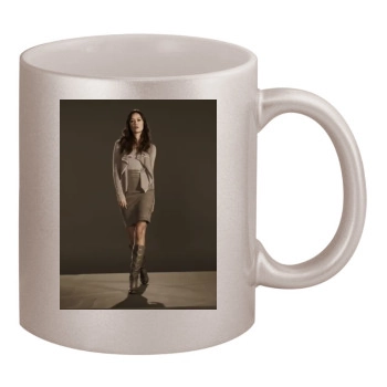 Summer Glau 11oz Metallic Silver Mug