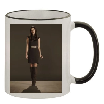 Summer Glau 11oz Colored Rim & Handle Mug