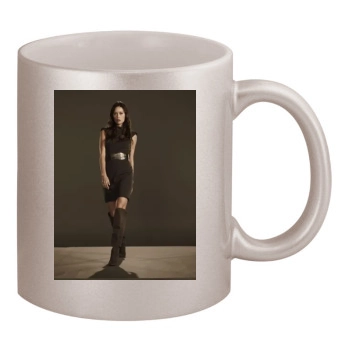 Summer Glau 11oz Metallic Silver Mug