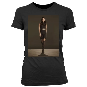 Summer Glau Women's Junior Cut Crewneck T-Shirt