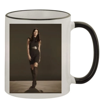 Summer Glau 11oz Colored Rim & Handle Mug