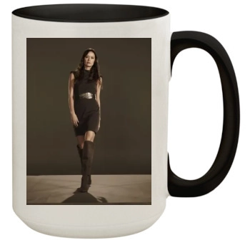 Summer Glau 15oz Colored Inner & Handle Mug