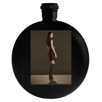 Summer Glau Round Flask