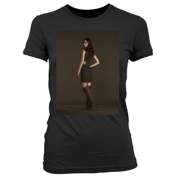 Summer Glau Women's Junior Cut Crewneck T-Shirt