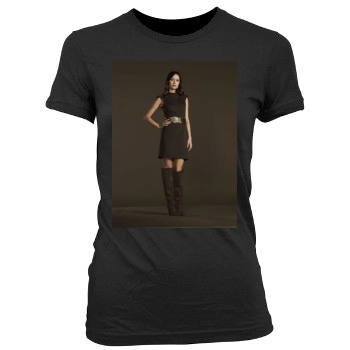 Summer Glau Women's Junior Cut Crewneck T-Shirt