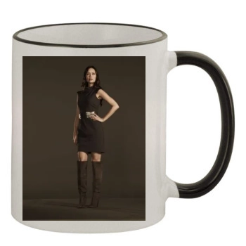 Summer Glau 11oz Colored Rim & Handle Mug