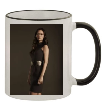 Summer Glau 11oz Colored Rim & Handle Mug