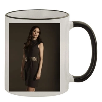 Summer Glau 11oz Colored Rim & Handle Mug