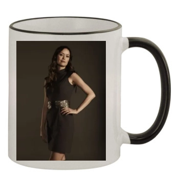 Summer Glau 11oz Colored Rim & Handle Mug