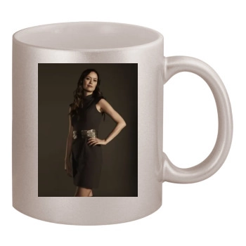 Summer Glau 11oz Metallic Silver Mug