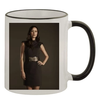 Summer Glau 11oz Colored Rim & Handle Mug