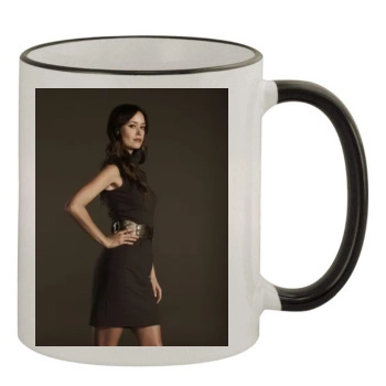 Summer Glau 11oz Colored Rim & Handle Mug