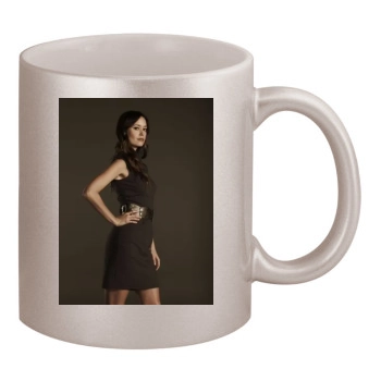 Summer Glau 11oz Metallic Silver Mug