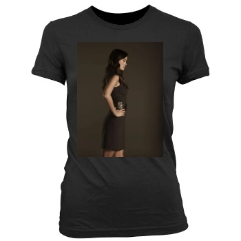 Summer Glau Women's Junior Cut Crewneck T-Shirt