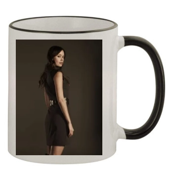 Summer Glau 11oz Colored Rim & Handle Mug