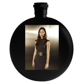 Summer Glau Round Flask