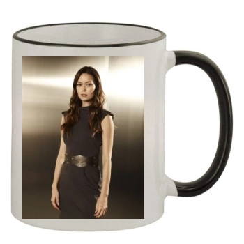 Summer Glau 11oz Colored Rim & Handle Mug