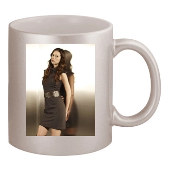 Summer Glau 11oz Metallic Silver Mug