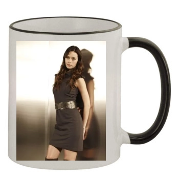 Summer Glau 11oz Colored Rim & Handle Mug