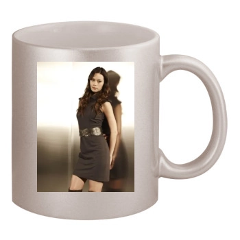 Summer Glau 11oz Metallic Silver Mug