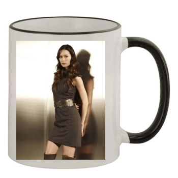 Summer Glau 11oz Colored Rim & Handle Mug