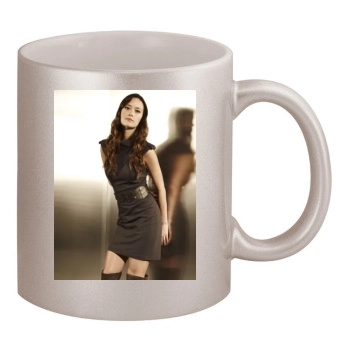 Summer Glau 11oz Metallic Silver Mug