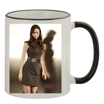 Summer Glau 11oz Colored Rim & Handle Mug