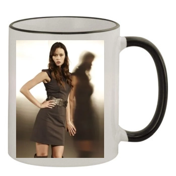 Summer Glau 11oz Colored Rim & Handle Mug