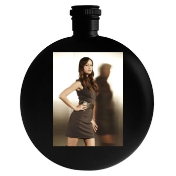 Summer Glau Round Flask