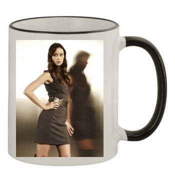 Summer Glau 11oz Colored Rim & Handle Mug