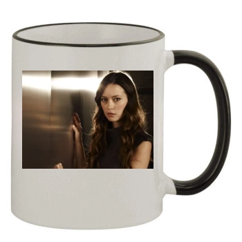 Summer Glau 11oz Colored Rim & Handle Mug