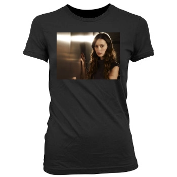 Summer Glau Women's Junior Cut Crewneck T-Shirt