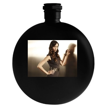 Summer Glau Round Flask