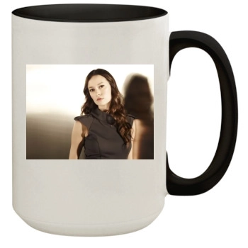 Summer Glau 15oz Colored Inner & Handle Mug