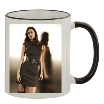 Summer Glau 11oz Colored Rim & Handle Mug