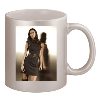 Summer Glau 11oz Metallic Silver Mug