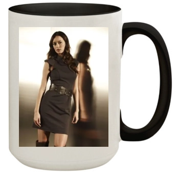 Summer Glau 15oz Colored Inner & Handle Mug