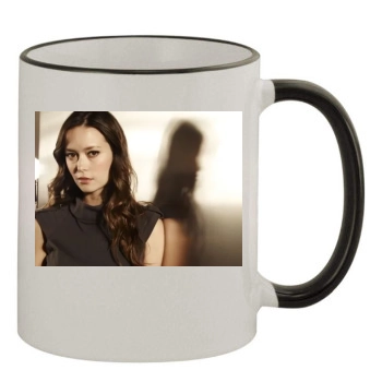 Summer Glau 11oz Colored Rim & Handle Mug