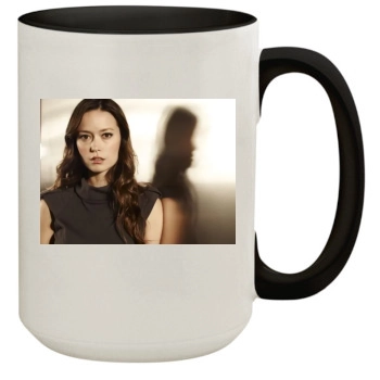 Summer Glau 15oz Colored Inner & Handle Mug