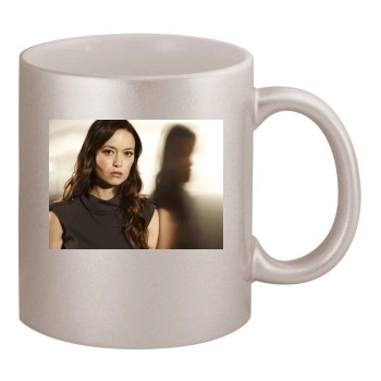 Summer Glau 11oz Metallic Silver Mug