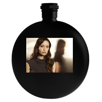 Summer Glau Round Flask