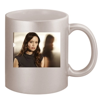 Summer Glau 11oz Metallic Silver Mug