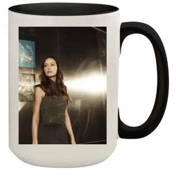 Summer Glau 15oz Colored Inner & Handle Mug