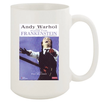 Flesh for Frankenstein (1973) 15oz White Mug