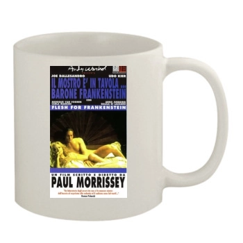 Flesh for Frankenstein (1973) 11oz White Mug