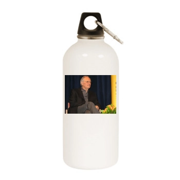 Alan Alda White Water Bottle With Carabiner