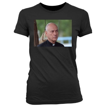 Alan Arkin Women's Junior Cut Crewneck T-Shirt