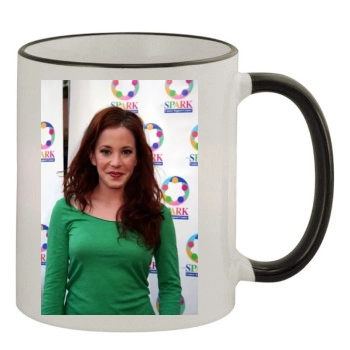 Amy Davidson 11oz Colored Rim & Handle Mug