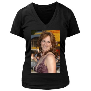 Annabeth Gish Women's Deep V-Neck TShirt