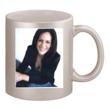 Annabeth Gish 11oz Metallic Silver Mug